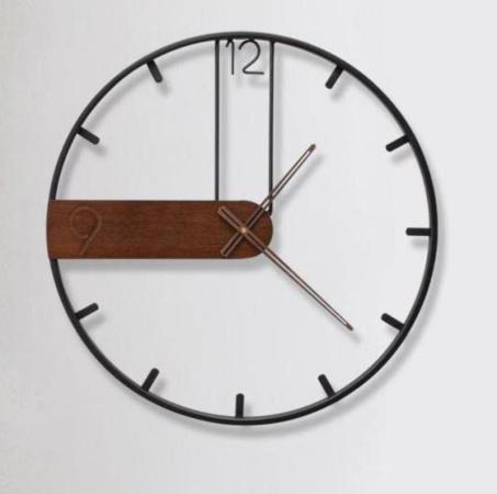 Wooden Round Wall Clock